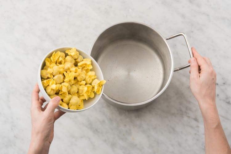 Pasta kochen