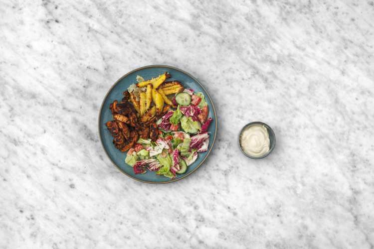 Salade mengen