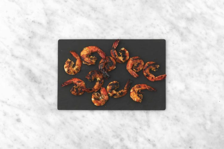 Grill shrimp