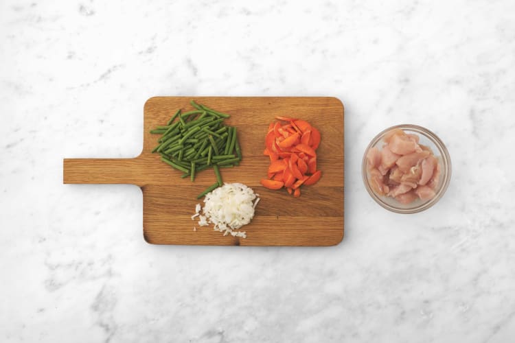 Preparare gli ingredienti