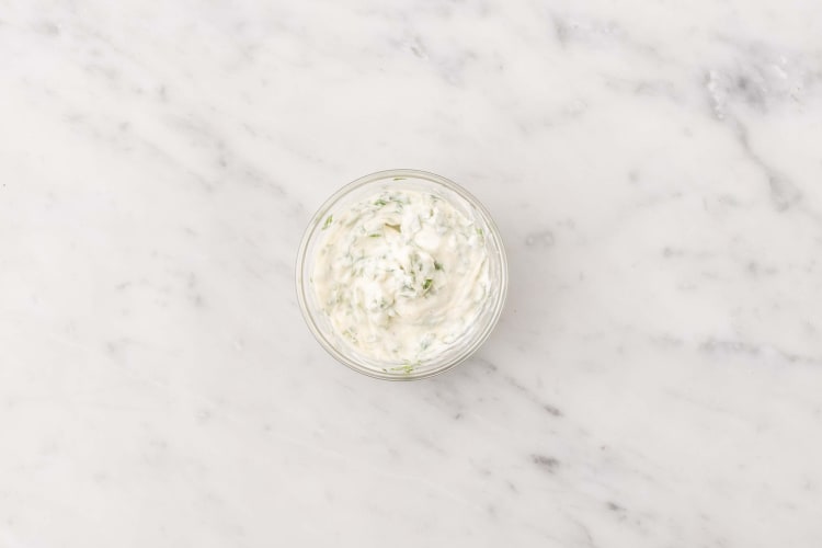 Make chimichurri aioli