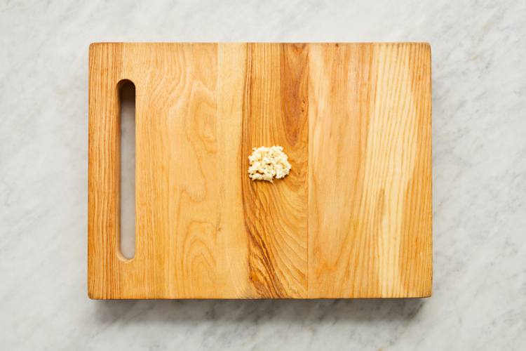 Toast nuts and prep ingredients