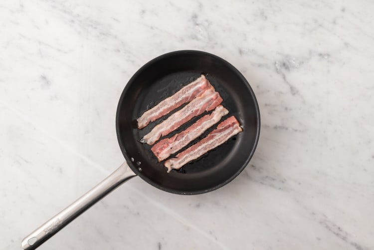 Prep and cook bacon