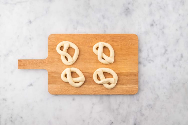 Shape pretzels