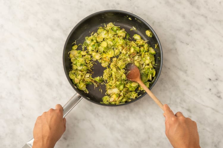 COOK  BRUSSELS SPROUTS