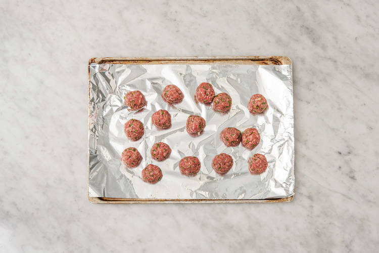 BBQ Beef Meatballs with Smashed Potatoes Recipe HelloFresh