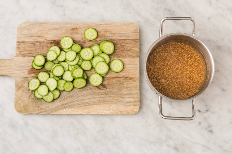 BBQ Turkey with Farro Salad Recipe HelloFresh