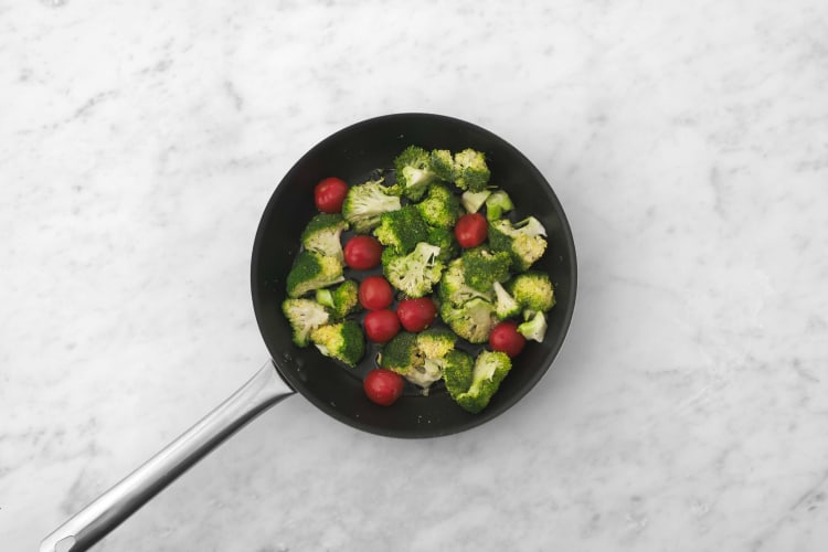 Prep and cook veggies