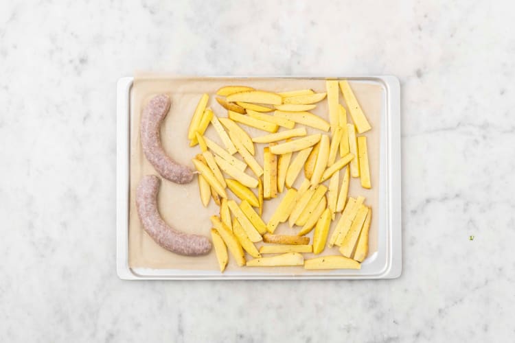 Enfourner les frites