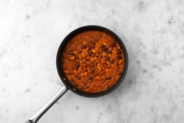 Cook the Chorizo and Beans