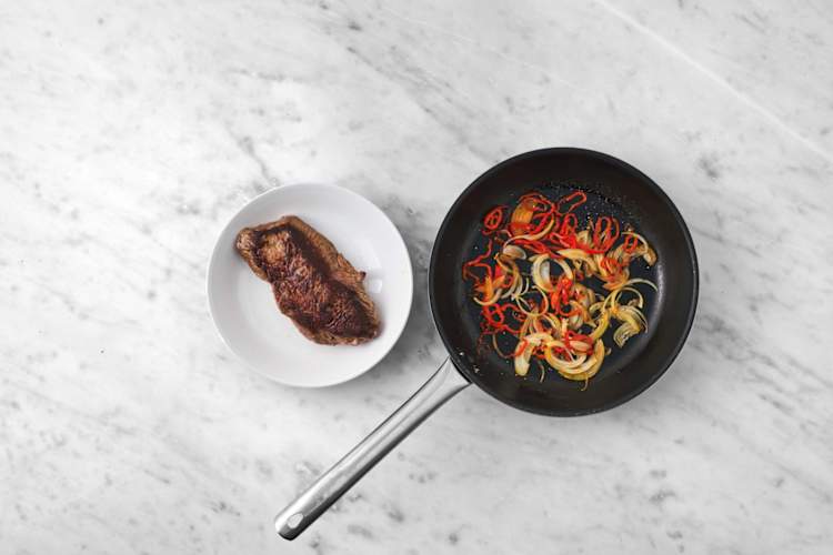 Gemüse braten
