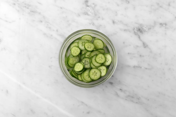 Make pickled cucumbers