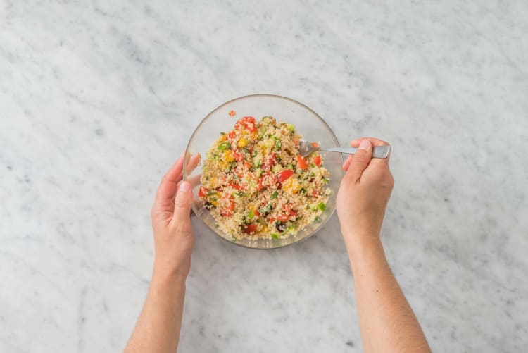 Bland tabbouleh