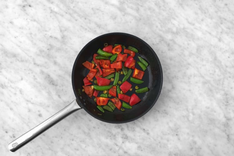 Cook veggies