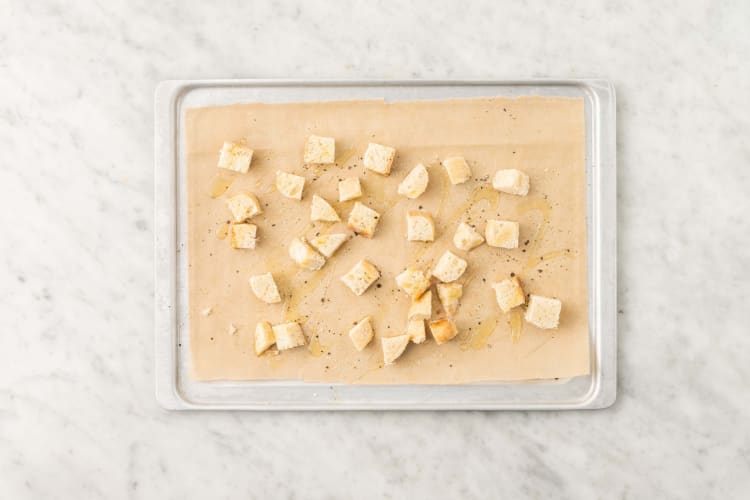 Make croutons