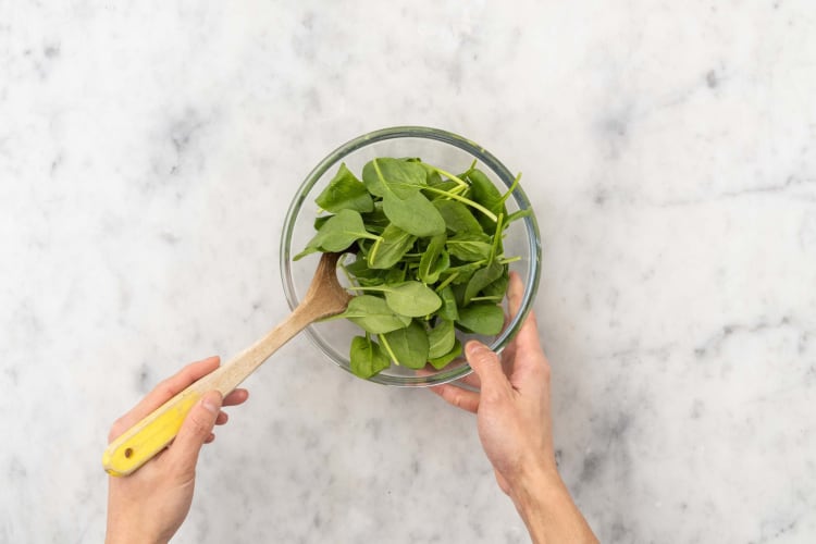 Préparer la salade