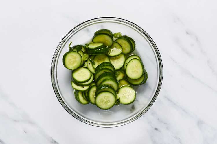 Prep ingredients and make fresh pickles