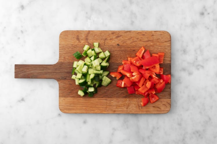 Salade maken