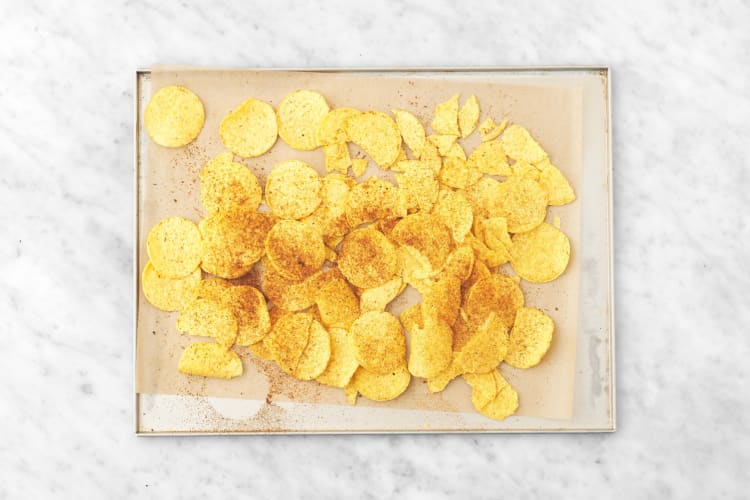 Make spiced chips