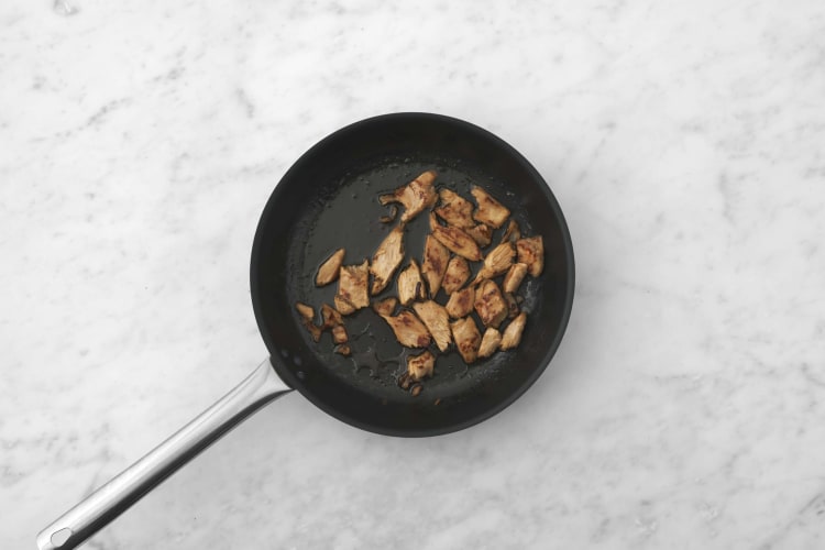 Cuire le poulet végétarien