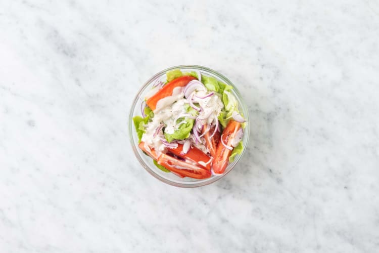 Préparer la salade