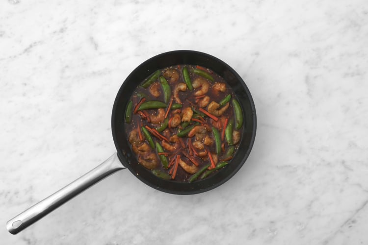 Finish stir-fry