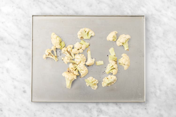 Prep and roast cauliflower