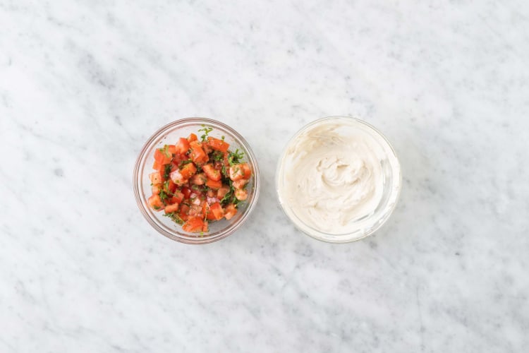 Préparer la sauce au tahini