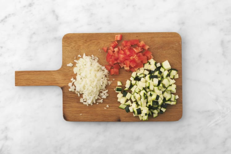 Tagliare gli ingredienti