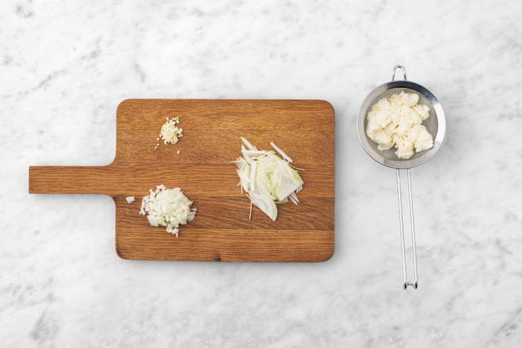 Prepara los ingredientes