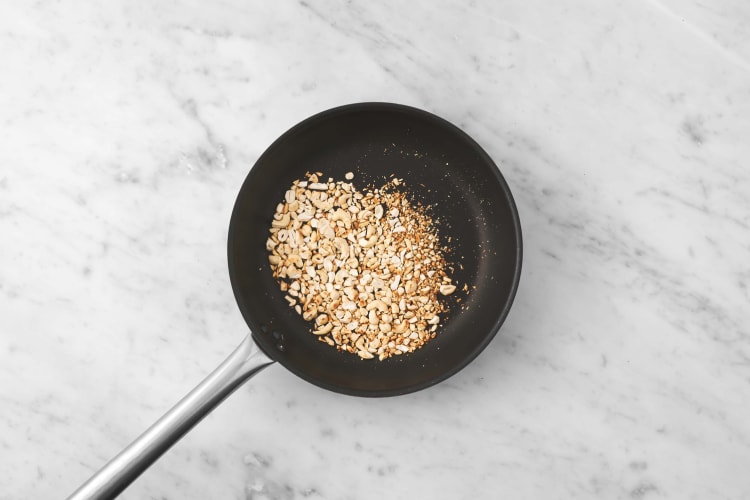 Prep curry and toast cashews