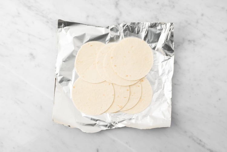 Värm tortillas