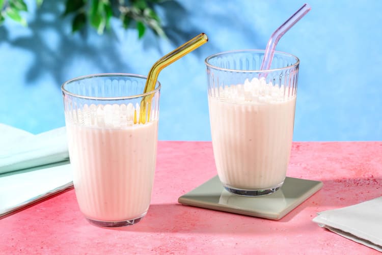 Smoothie piña colada à l'ananas et banane