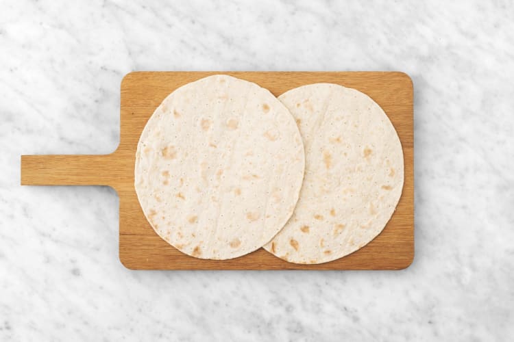 Värm tortillas