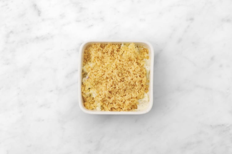 Assemble and bake gratin