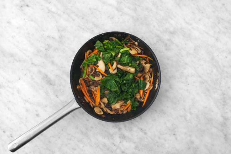 Prep and stir-fry veggies