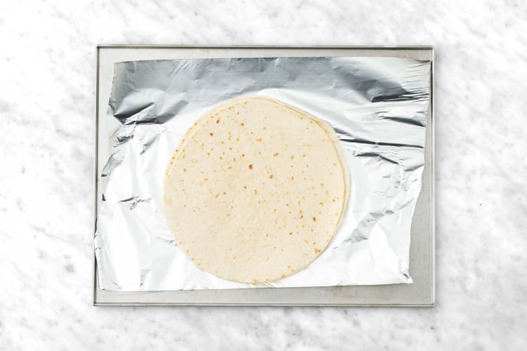 Värm tortillas