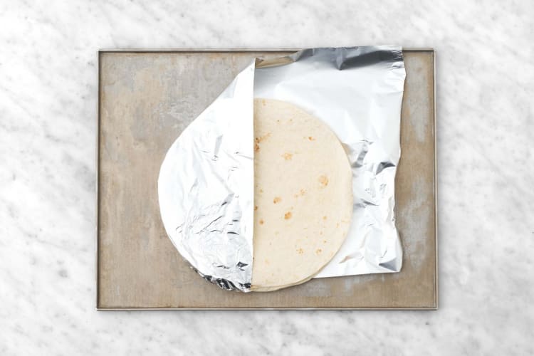 Värm tortillas