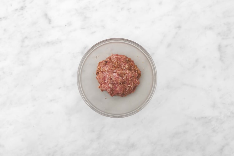 Start plant-based ground protein meatballs