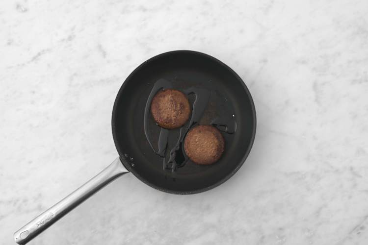 Patties anbraten