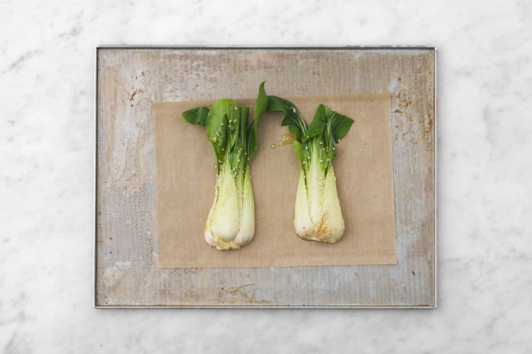 Forbered pak choi