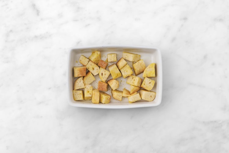 Prep the Croutons