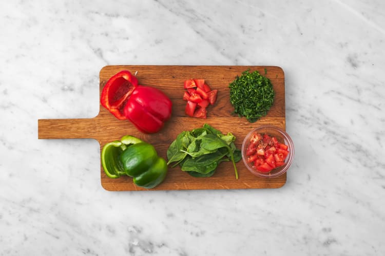 Prep and assemble salad