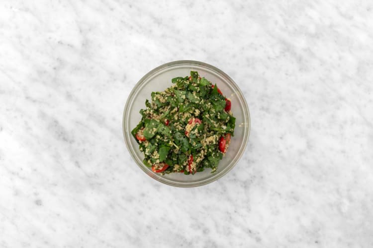 Finish tabbouleh