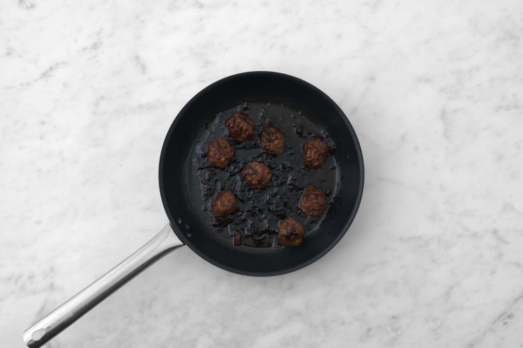 Cook Beyond Meat® meatballs