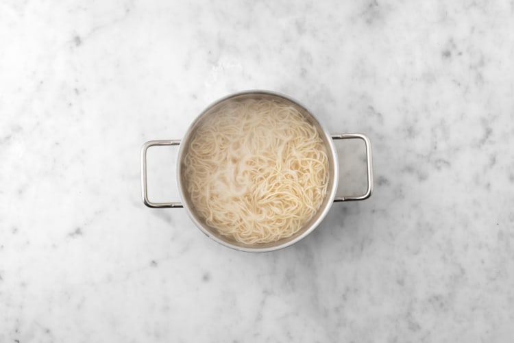 Cook ramen noodles