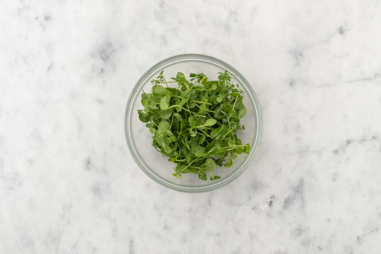 Dress the Pea Shoots