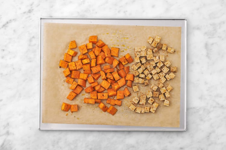 Tofu marinieren