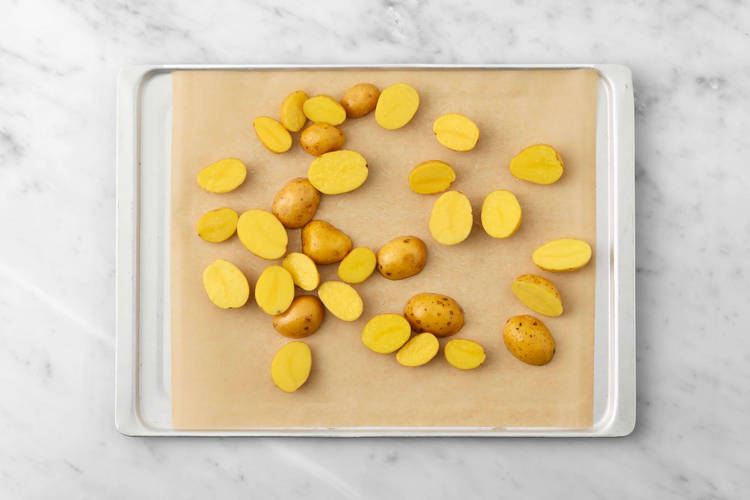 Cheesy Bacon Loaded Smashed Potatoes Recipe HelloFresh