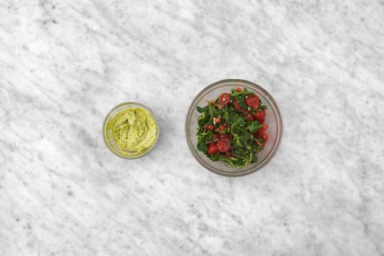 Préparer la salade